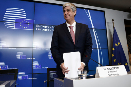 L’Eurogroup, ici son président Mário Centeno, est parvenu à un accord sur les grandes lignes d’un budget de la zone euro. (Photo: Shutterstock)