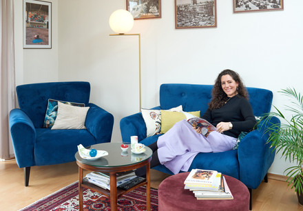 C’est dans un appartement au centre-ville de Luxembourg que Jessika Rauch a choisi d’habiter à son arrivée de Hambourg. (Photo: Andrés Lejona/Maison Moderne)