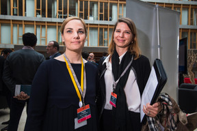 Peggy Muck Belabbes (PwC Legal) et Jeanne Laurent (RBC Investor Services Bank) (Photo: Nader Ghavami)