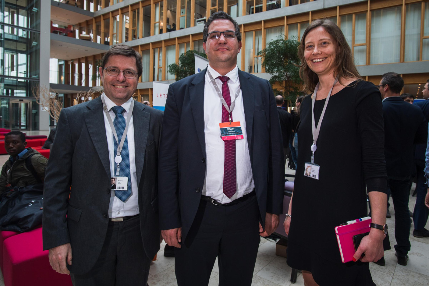 Alain Maechling (PwC Luxembourg), Oliver Drissen (Allianz Global Investors Luxembourg) et Sandra Paulis (PwC) (Photo: Nader Ghavami)