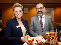 Alison Eisenbarth (Aviva Investors) et Norman Fish (INDR) ((Photo: Eric Devillet))