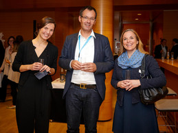 Başak Bağlayan et Jörg Gerkrath (Université du Luxembourg) et Michaela Hornak (Chambre de commerce) ((Photo: Eric Devillet))