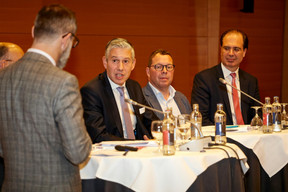 Christian Schuller (Ministère de l'Économie), Jean-François Orban (Maâ-Oui!) et Hakan Lucius (BEI) ((Photo: Eric Devillet))
