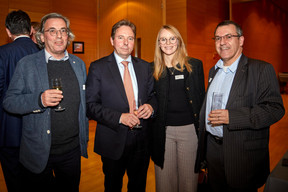 Claude Weber (Ligue des droits de l'Homme Asbl), Marc Bichler (MAEE), Maxine Bichler (PwC) et Jacques Herz (A. Berl & Cie.) ((Photo: Eric Devillet))