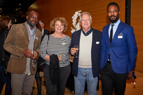 Dorley Tumba Matumona, Myriam Muller (Advitek), Joseph Hess (Swirl) et Yves Tumba Mwana ((Photo: Eric Devillet))