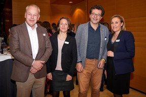 Marc Wagener (Lafayette SA), Geneviève Krol (Fairtrade), Jean-Louis Zeien (Fairtrade) et Valérie Ballouhey Dauphin (Post) ((Photo: Eric Devillet))