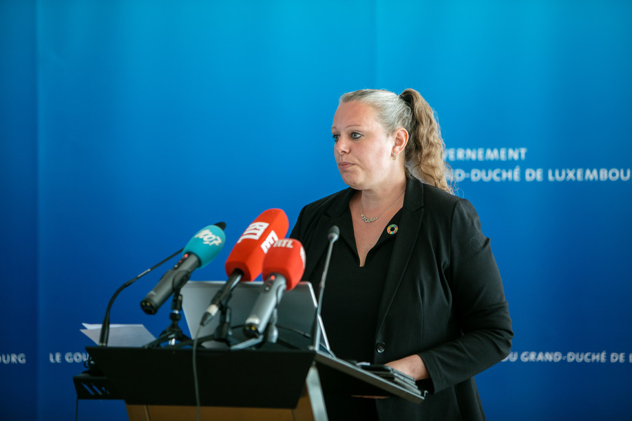 Former minister Carole Dieschbourg had stepped down from her government position to be interviewed as a civilian. Romain Gamba / Maison Moderne