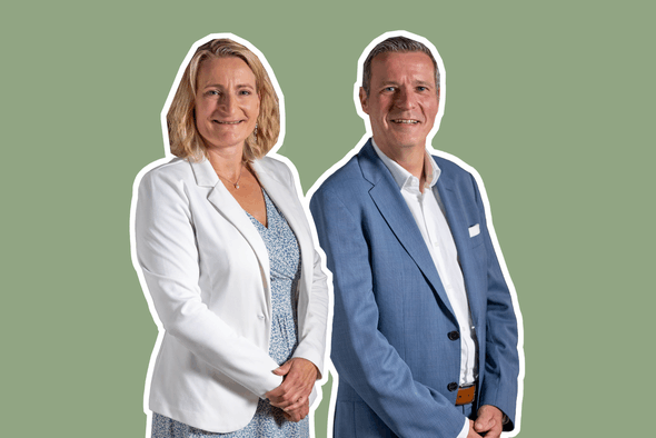 Sandra Schengen, Directrice des ressources humaines, Spuerkeess et Christopher Frères, Directeur des ressources humaines, Luxembourg Stock Exchange (Photo: Paperjam)