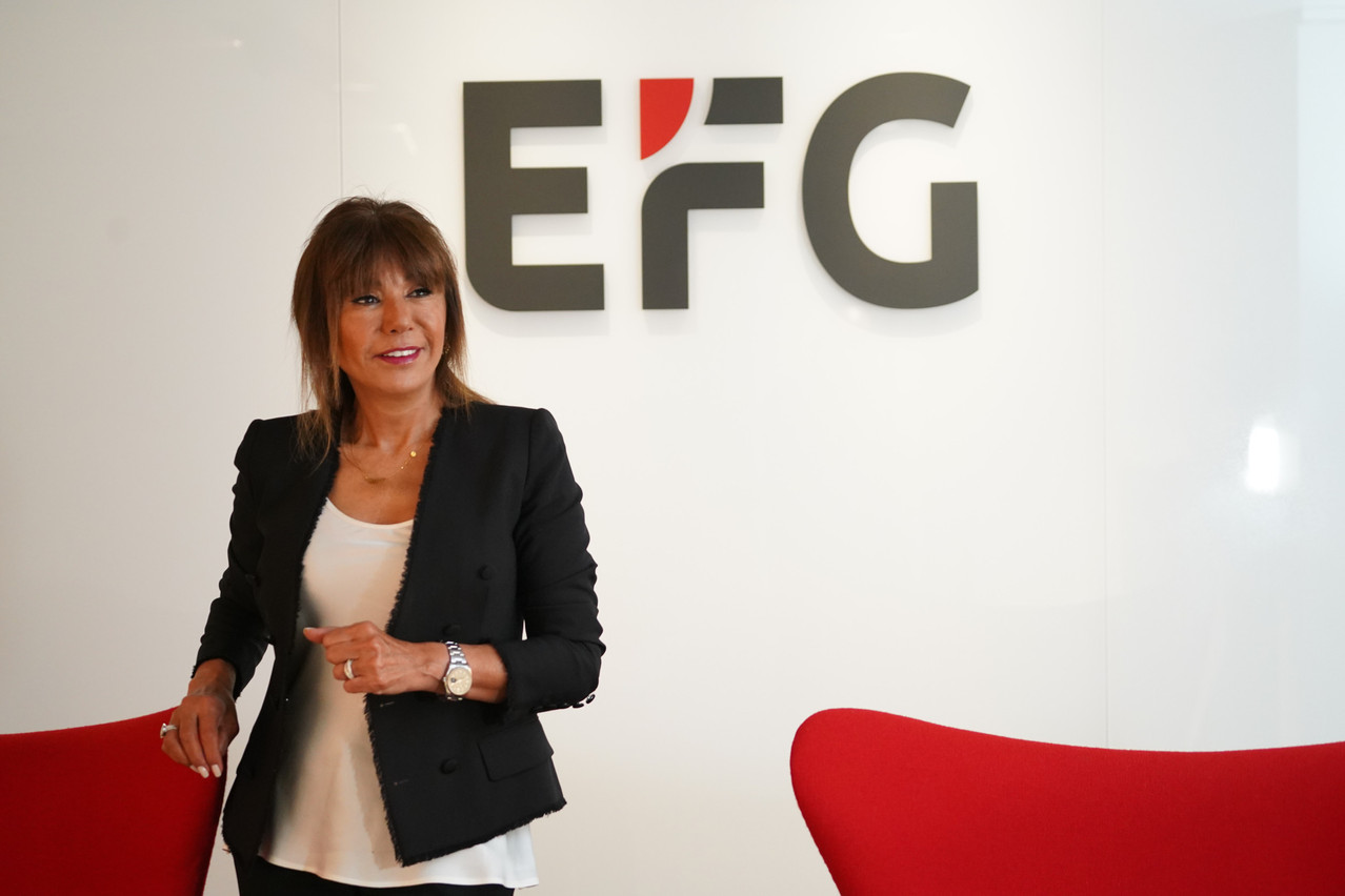 Lena Lascari, CEO of  EFG Bank (Luxembourg). Photo: Lena Lascari, EFG Bank