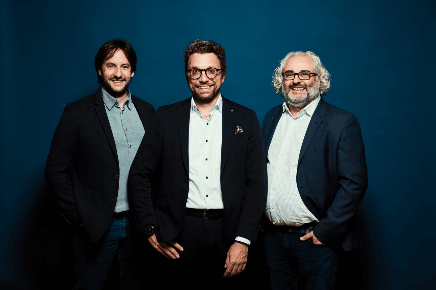 Brice Houdard (Nvision), Giampaolo Dini (Studio Maestrale) et Mike Sergonne (Nvision) Nvision