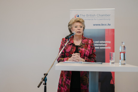 Viviane Reding: «Non, nous ne devons rien réinventer. Nous n’avons qu’à appliquer ce dont nous disposons, au bénéfice d’une construction fière et souveraine.» (Photo: Marion Dessard/archives Maison moderne)