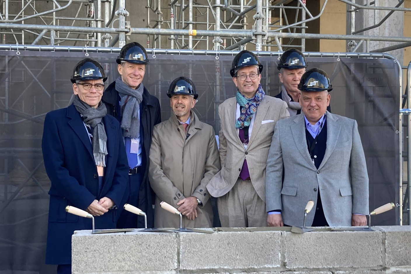 The foundation stone is laid. Photo: Paperjam.lu