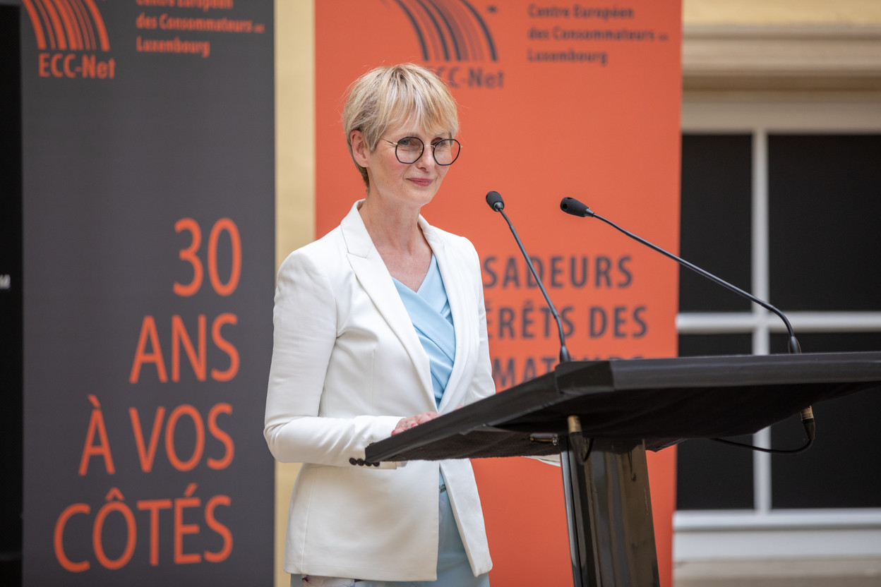 Karin Basenach, director of the European Consumer Centre, which marked 30 years at an event last year. Library photo: Romain Gamba/Maison Moderne