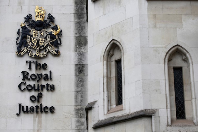 The Royal Courts of Justice, in London, in a photo taken on 19 May 2016 REUTERS/Peter Nicholls