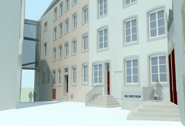 Rénovation de l'aile Wiltheim du musée d'histoire et d'Art. (Photo:  bureau Architecture et Environnement)