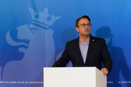 Le Premier ministre Xavier Bettel a lancé un appel en tant que simple citoyen au respect des gestes barrières et des règles mises en place. (Photo: SIP / Jean-Christophe Verhaegen)