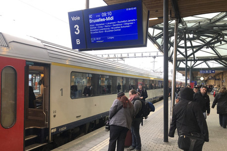 Les contrôles sont systématiques en première classe. Dans la seconde, cela dépend parfois du type de train. (Photo: Paperjam)