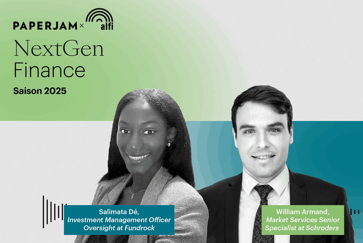 Salimata Dé,   Investment Management Oversight Officer  chez Fundrock, et William Armand, M arket Services Senior Specialist  chez Schroders. Maison Moderne
