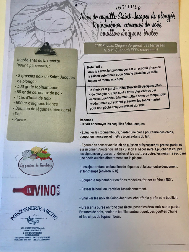 Saint-Jacques et topinambour, un accord particulièrement en vue chez les grands chefs. Foodamental