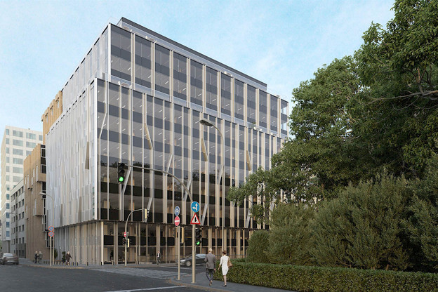 L’immeuble Royal Park se situe à proximité du boulevard Royal à Luxembourg. (Illustration: Beiler François Fritsch/Baltisse)