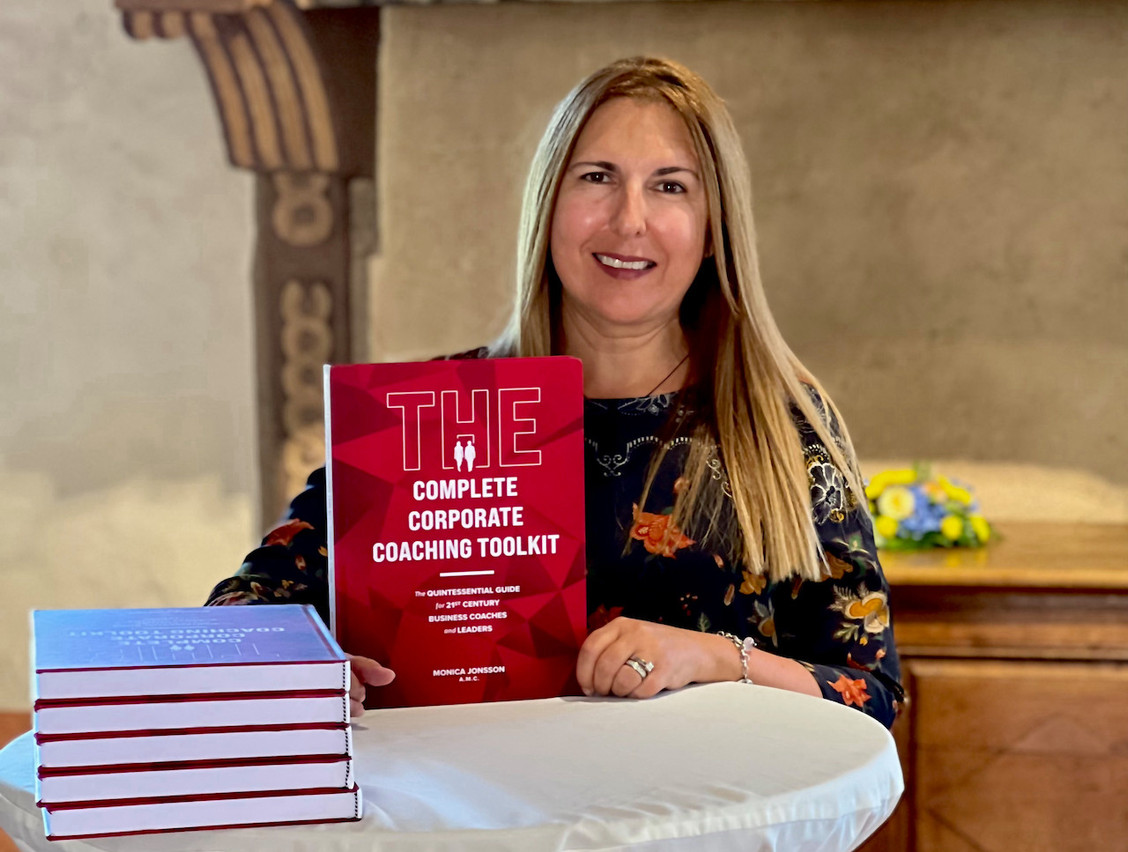Monica Jonsson, who has been a coach for 20 years, at the launch of her new book at Bourglinster château on 4 July Monica Jonsson