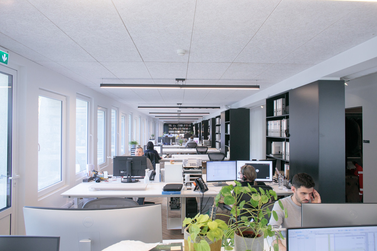 La baisse des transactions et des mètres carrés pris en occupation n’a toutefois pas mené à une contraction des loyers ni du taux de vacance, selon JLL. (Photo: Matic Zorman/Maison Moderne)