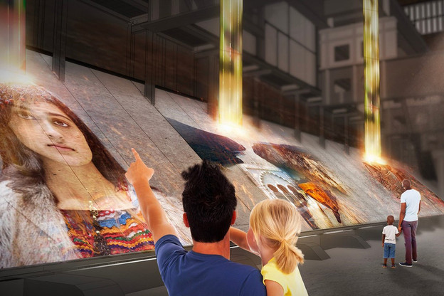 Une exposition sur l’Europe, conçue par Historical Consulting et Tinker Imagineers, sera organisée dans la Möllerei. (Illustration: Tinker imagineers)