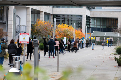 9.766 tests ont été réalisés au cours de la journée du mardi 12 janvier. (Photo: Matic Zorman/Maison Moderne)