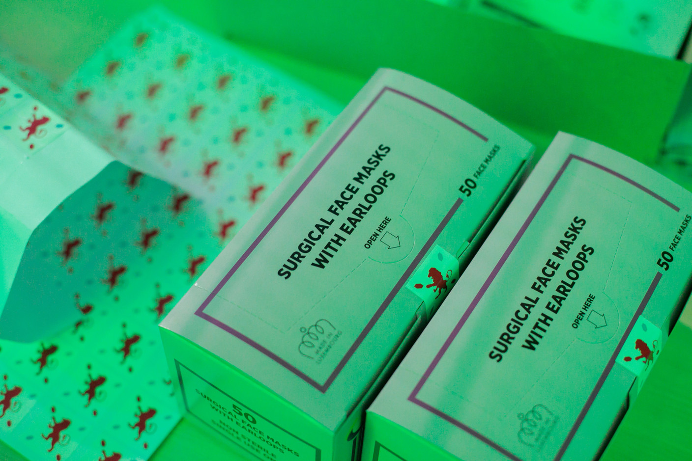 Santé Services a déjà produit 3 millions de masques chirurgicaux «made in Luxembourg». (Photo: Matic Zorman / Maison Moderne)