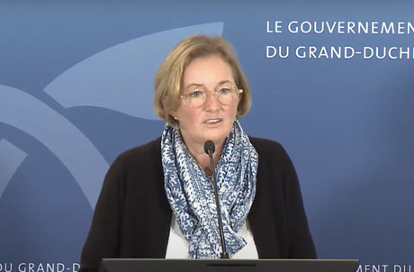 La ministre de la Santé a tenu à préciser à nouveau certaines mesures décidées vendredi en conseil de gouvernement. (Photo: capture d’écran)