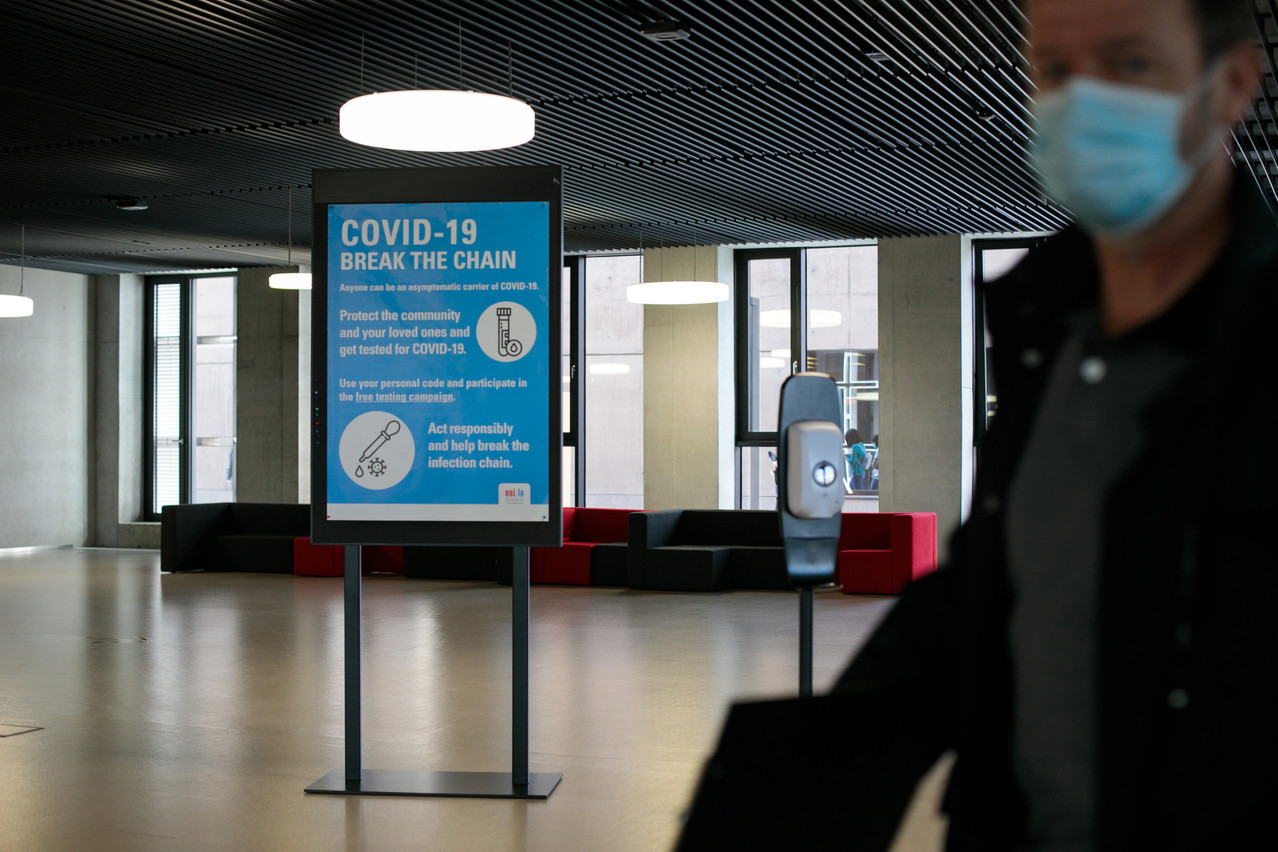 L’Université du Luxembourg compte pour l’heure 14 infections actives sur une population de plus de 8.000 étudiants et salariés. (Photo: Matic Zorman/Maison Moderne)