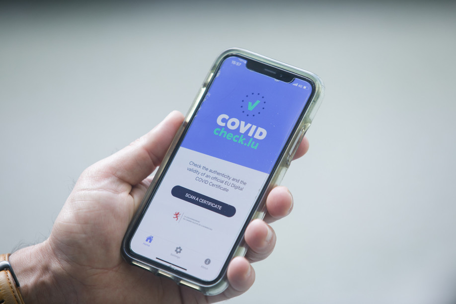 The CovidCheck mobile application was launched on 10 June Photo: Matic Zorman / Maison Moderne