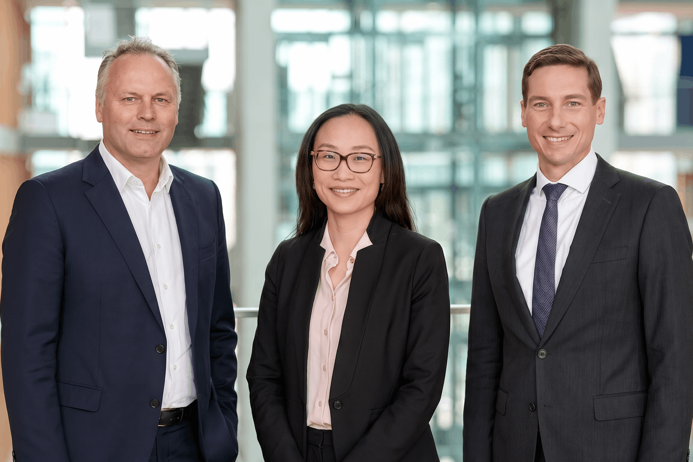 Pawel Wroblewski, Tax Transfer Pricing Partner, Xiaoyan Huang, China Business Leader, Director and Ryan Davis, Banking Risk, Regulatory & Compliance Partner, PwC Luxembourg Photo: PwC Luxembourg
