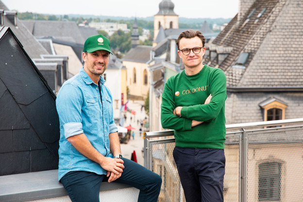 Nicolas Legay et Aurélien Dobbels, cofondateurs de Cocoonut. (Photo: Simon Verjus/Maison Moderne) 