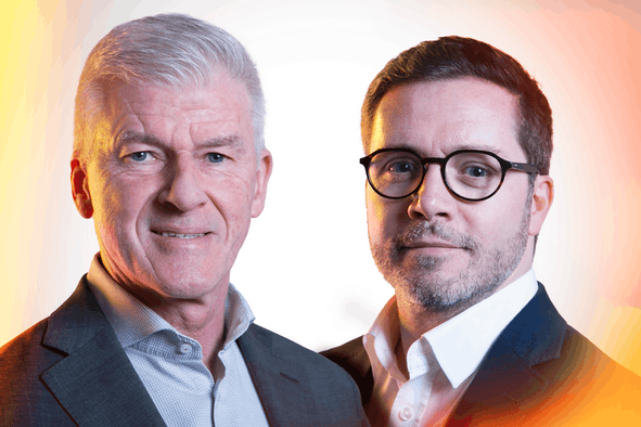 Dominique Quinaux, business banking manager, & Michael Roth, senior wealth analysis & planning manager chez ING Luxembourg Maison Moderne 