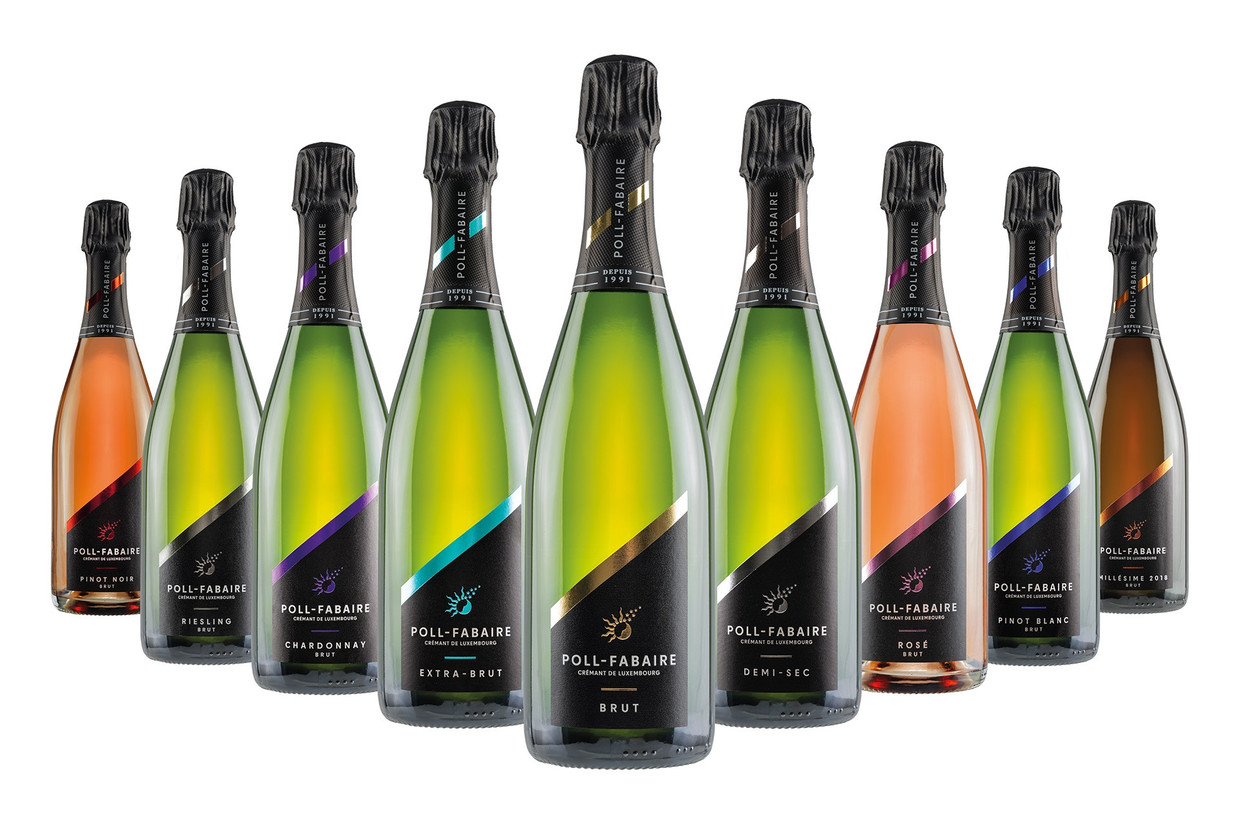 CRÉMANTS POLL-FABAIRE – Crémants de qualité 100% Moselle luxembourgeoise depuis 1991 (Photo : Domaines Vinsmoselle)