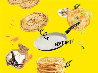Des crêpes, encore des crêpes, toujours des crêpes! (Design: Eva Pontini / Maison Moderne)