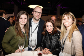 Johanna Azzali, Stéphane Bagat, Gisèle Lippolis (Eaglestone) et Barbara Streibel (CBRE). (Photo: Marie Russillo/Maison Moderne)
