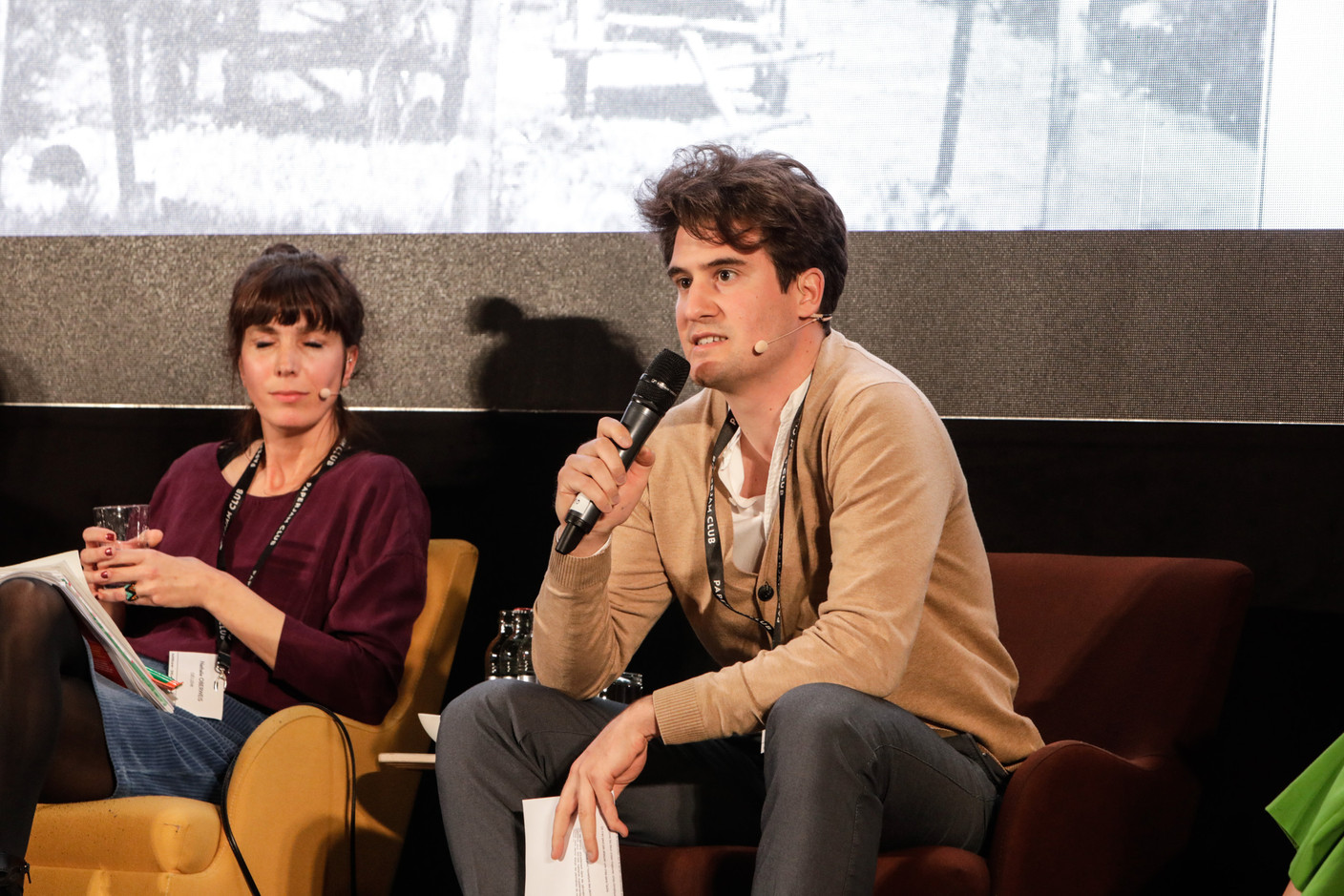 Nathalie Oberweis (déi Lenk) et Max Leners (LSAP). (Photo: Marie Russillo/Maison Moderne)
