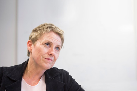 Sasha Baillie, CEO de Luxinnovation. (Photo: Anthony Dehez / Maison Moderne)