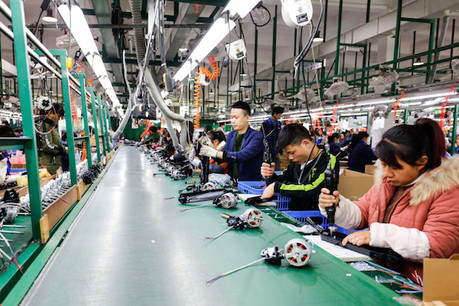 La guerre commerciale avec les États-Unis fait ralentir la croissance chinoise. (Photo: Shutterstock)