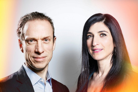 Frank Roessig, Head Cloud Applications, Data & AI, et Rebecca Marciano, Digital Business Developer chez Telindus. (Photo: Maison Moderne)