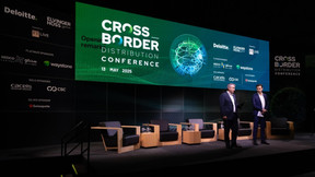 Opening remarks by Jérôme Wigny (Elvinger Hoss Prussen), Justin Griffith (Deloitte) at the Cross-Border conference 2025 (Photo: Elvinger Hoss Prussen)
