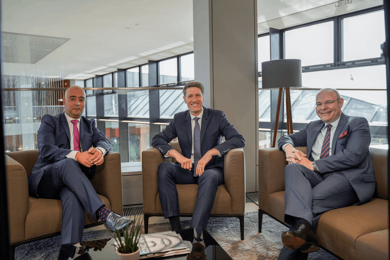  Karim Bouaissi, Pierre-Marie Boul and Norman Finster             (Photo : EY Luxembourg)