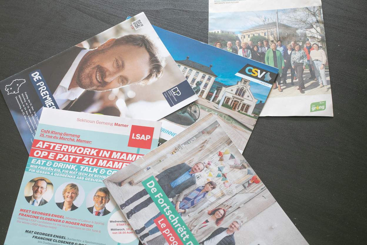 The most recent election poll carried out by TNS Ilres for RTL and the Wort, released the evening of 4 September 2023, indicates a large victory for the CSV, with 28.3% of the vote if parliamentary elections were held this coming Sunday. Photo: Matic Zorman/Maison Moderne/Archives
