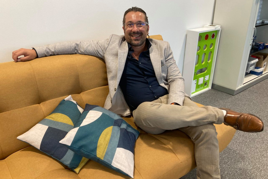 Jorge De Oliveira, CEO of Smart Cube, has big ambitions for the firm’s Cubii building maintenance platform, both in Luxembourg and internationally. Photo: Maison Moderne