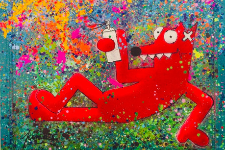 L’œuvre «Sunshine» de Pimax, à découvrir samedi à la galerie Pop My Duke, à Hollerich. (Photo: Pop My Duke)