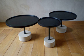 The Oh! tables by Georges Zigrand are simple, elegant and durable.  Photo: Georges Zigrand