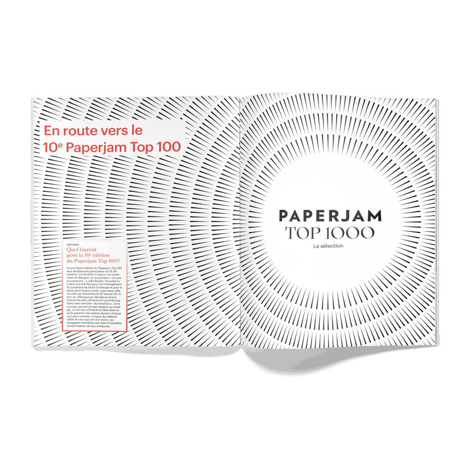 La liste des 1.000 nommés pour la préparation du Paperjam Top 100. (Photo: Maison Moderne)