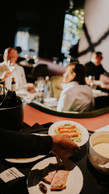 At Specto, diners mingle (work colleagues, family, friends) in an atmosphere that feels as much like a restaurant as it does a living space. (Photo: Anna Katina)